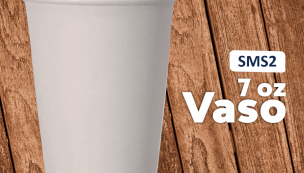 Vaso biodegradable 7 oz