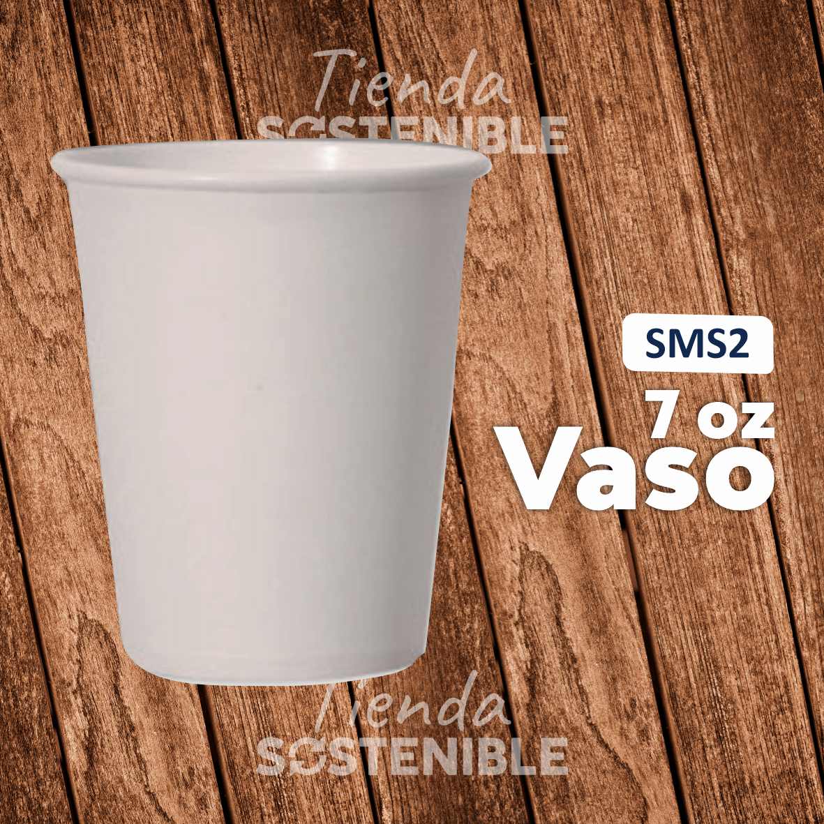 Vaso biodegradable 7 oz