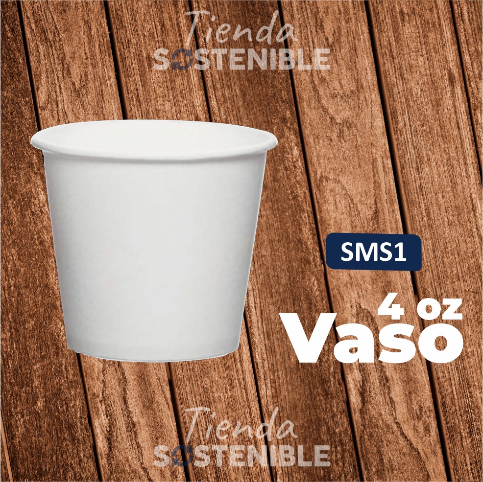 Vaso biodegradable 4 oz