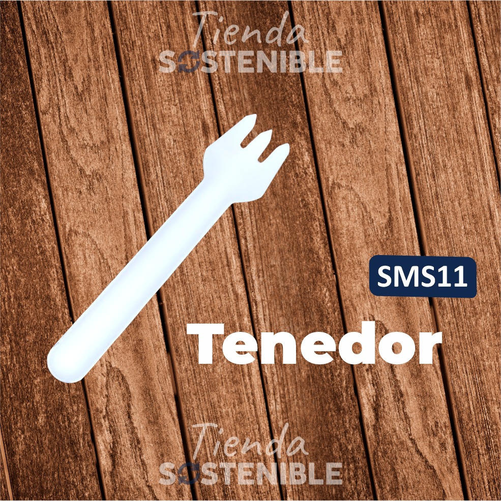 Tenedor biodegradable